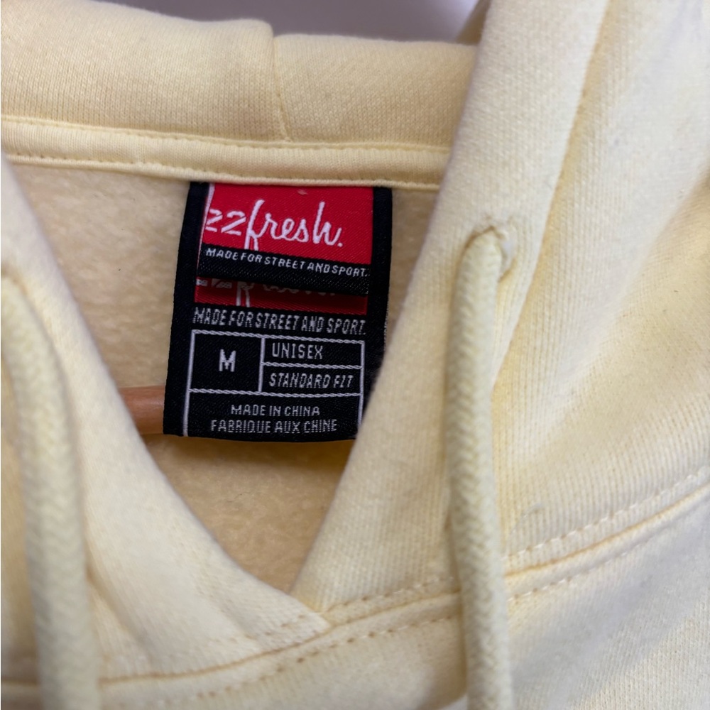 Butter Yellow Hoodie Vibrant Sweatshirt Design - Picture 4 of 5